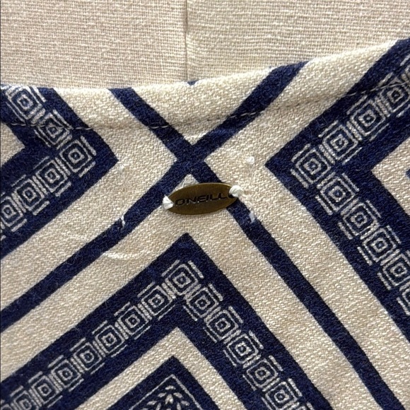 O'Neill Leelee Light Beige Print Wrap Dress - XS - Picture 9 of 13